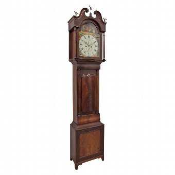 Victorian Mahogany Longcase Clock from Dalkeith