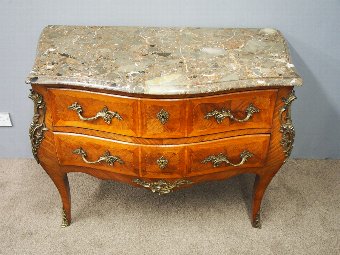 Antique Large Louis IV Style French Kingwood Commode