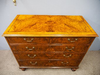 Antique Late Georgian Walnut Chest of Drawers