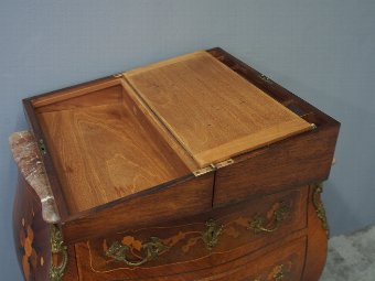 Antique Regency Rosewood and Brass Inlaid Lap Desk