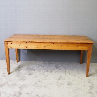 Victorian Yellow Pine Kitchen Table