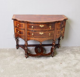 Burr Walnut Lowboy by Liberty of London