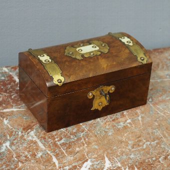 Victorian Dome Top Tea Caddy