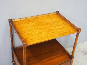 Antique George IV Small Mahogany Whatnot or Side Table