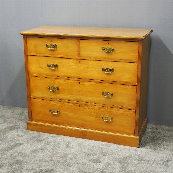 Late Victorian Ash Chest of Drawers