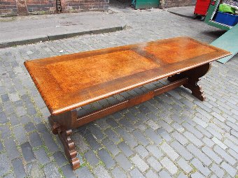 Antique Whytock and Reid Refectory Table