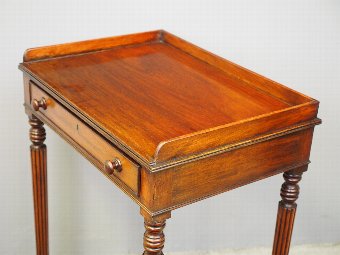 Antique Gillows Style Mahogany Side Table