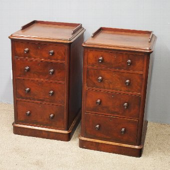 Pair of Mahogany Bedsides or Pedestals