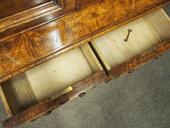Antique Pollard Oak Collectors Cabinet or Estate Cabinet