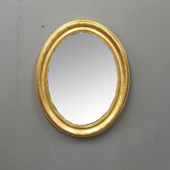 Irish Oval Gilded Mirror