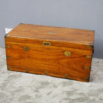 Brass Bound Military Style Kist