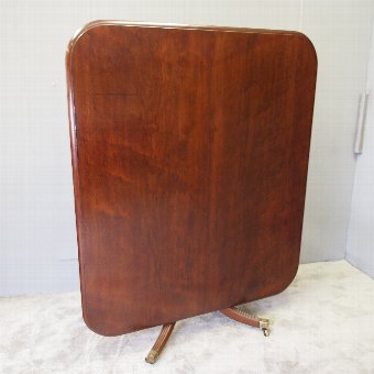 George III Tilt Top Mahogany Rectangular Dining Table