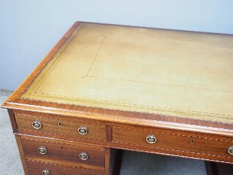 Antique Early 19th Century Mahogany Partners Desk