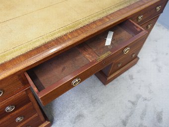 Antique Early 19th Century Mahogany Partners Desk