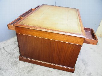 Antique Early 19th Century Mahogany Partners Desk