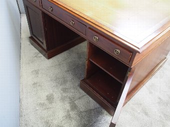 Antique Early 19th Century Mahogany Partners Desk
