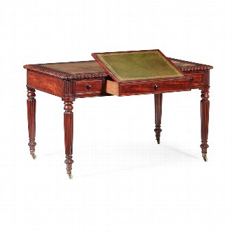 Antique George IV Mahogany Writing Table