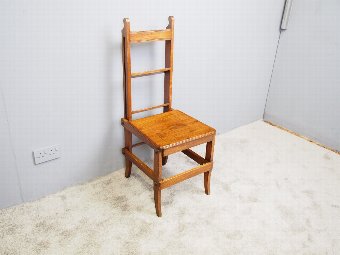 Antique Arts and Crafts Oak Metamorphic Chair or Steps