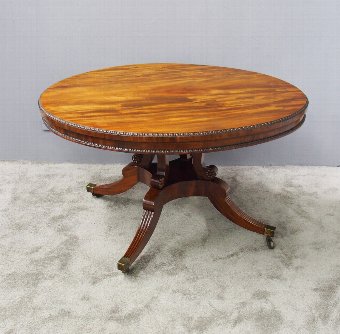 Regency William Trotter Style Mahogany Breakfast Table