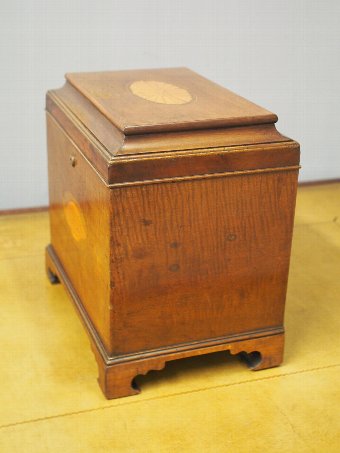 Antique George III Style Inlaid Box or Vindeguard