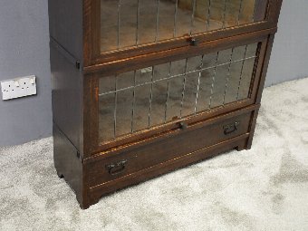 Antique Tall Oak Sectional Bookcase by Globe Wernicke