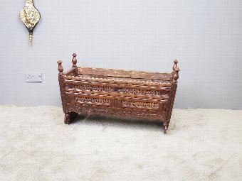Antique Victorian French Ash Cradle