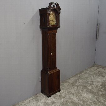 George III Style Mahogany Grandmother Clock by D.E. Norrie, Leith