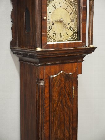 Antique George III Style Mahogany Grandmother Clock by D.E. Norrie, Leith