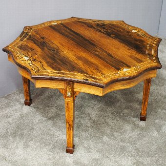 Rosewood Coffee Table by James Schoolbred and Co, London