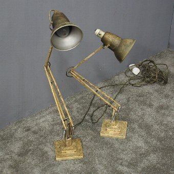 Pair of Adjustable Desk Lamps