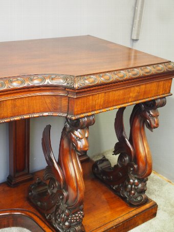 Antique William IV Mahogany Serving Table in the manner of William and Gibton of Dublin