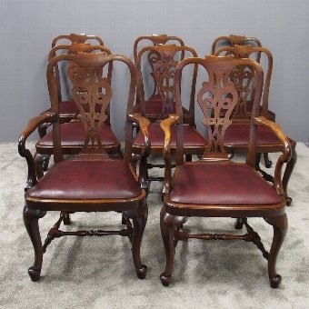 Set of 8 George II Style Armchairs