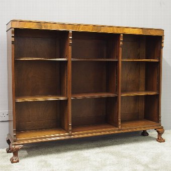 Georgian Style Mahogany Open Bookcase