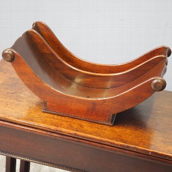 George III Mahogany Cheese Coaster