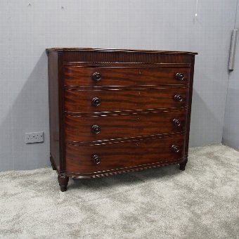Scottish Mahogany Chest of Drawers by Gordon and Watson, Ayr