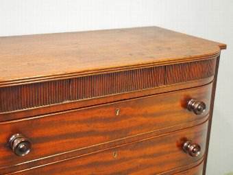Antique Scottish Mahogany Chest of Drawers by Gordon and Watson, Ayr