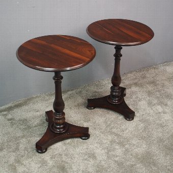 Pair of Victorian Rosewood Wine Tables