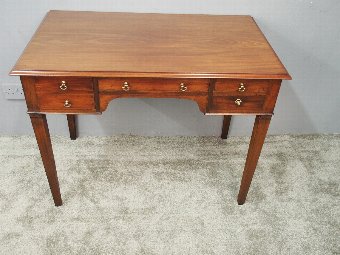 Antique George III Mahogany Side Table or Writing Table