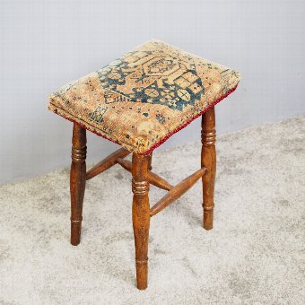 Small Stained Beech Stool