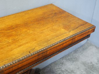 Antique George III Scottish Rosewood Games Table
