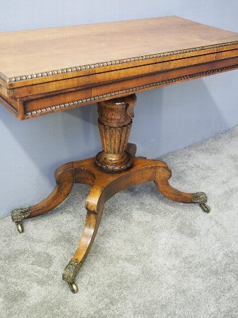 Antique George III Scottish Rosewood Games Table