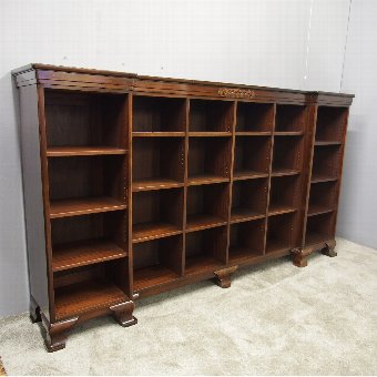Large Mahogany Bookcase by Whytock and Reid
