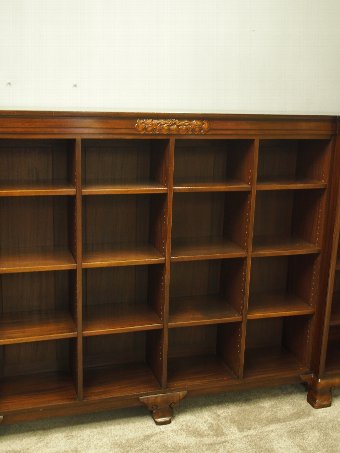 Antique Large Mahogany Bookcase by Whytock and Reid