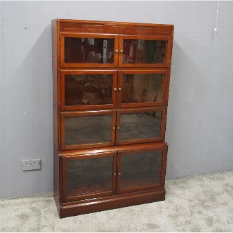 Mahogany Art Deco Stacking Bookcase