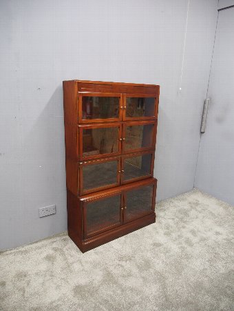 Antique Mahogany Art Deco Stacking Bookcase