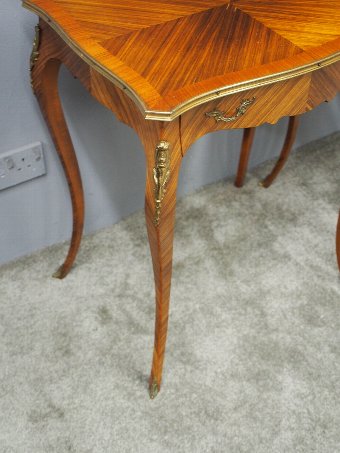Antique Pair of French Kingwood Occasional Tables