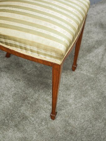 Antique Satinwood and Inlaid Side Chair 