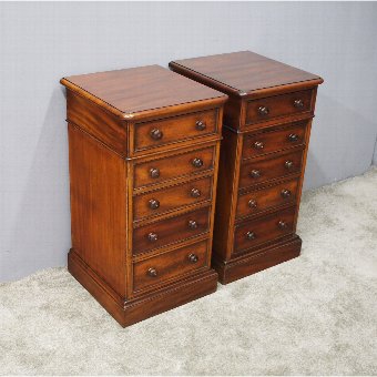 Pair of Victorian Mahogany Bedsides or Lockers