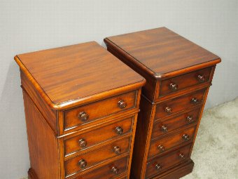 Antique Pair of Victorian Mahogany Bedsides or Lockers