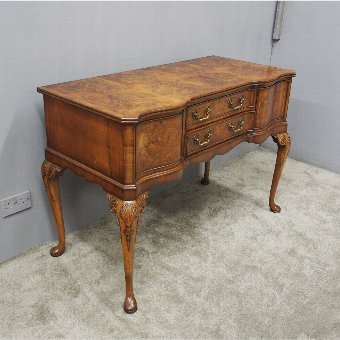 Georgian Style Burr Walnut Side Table